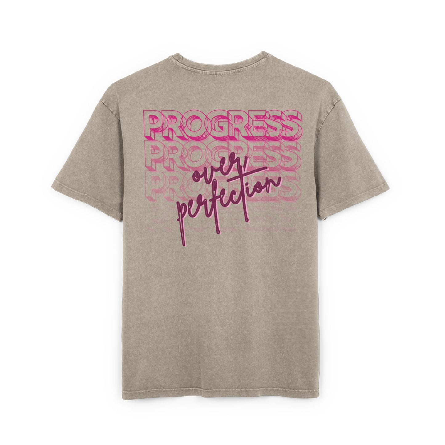 Progess over perfection - Washed Oversized Fit