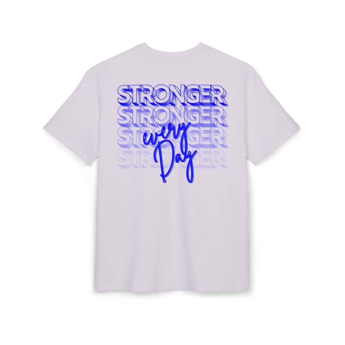Stronger every day - blue - Oversized Fit