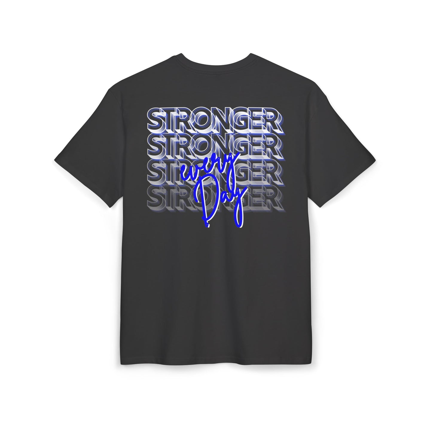 Stronger every day - blue - Oversized Fit