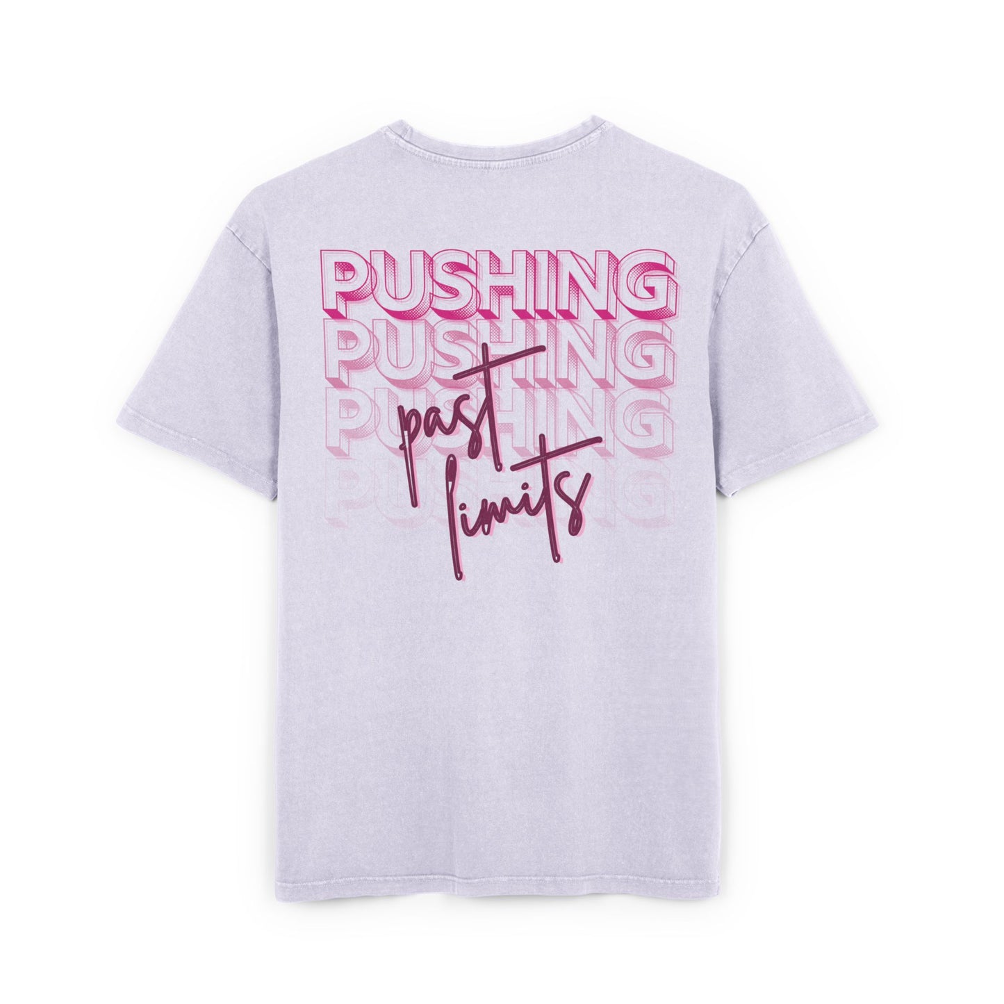 Pushing past limits - Washed Oversized Fit