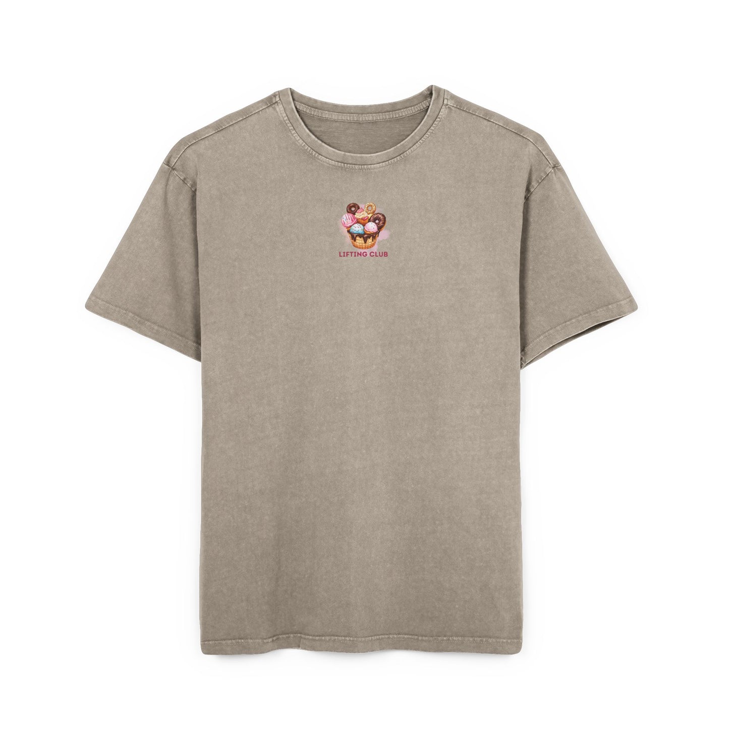 Ice Cream Why I Lift - Washed Oversized Fit
