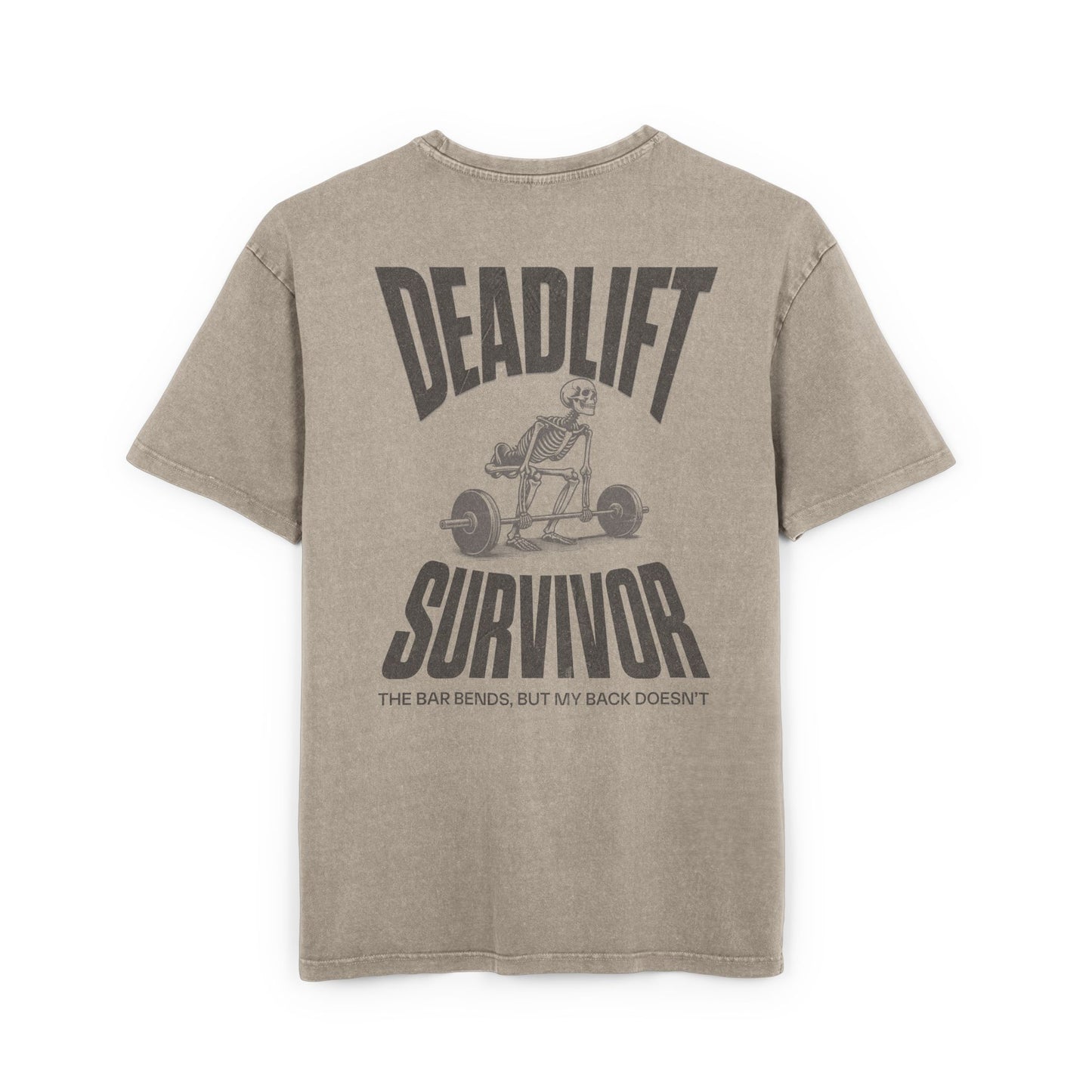 Deadlift Survivor - Washed Oversized Fit