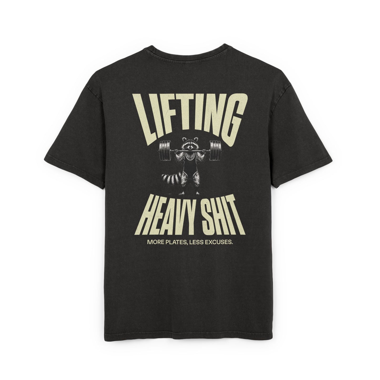 Copy of Racoon Lifting Heavy Survivor - Washed Oversized Fit