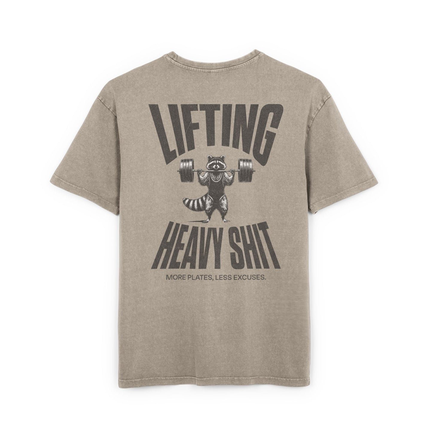 Copy of Racoon Lifting Heavy Survivor - Washed Oversized Fit