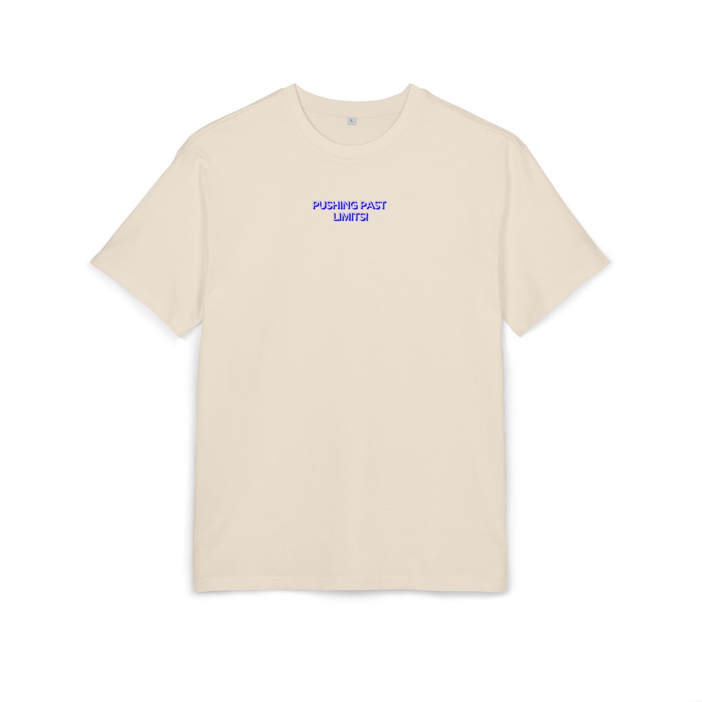 Pushing past limits - blue - Oversized Fit
