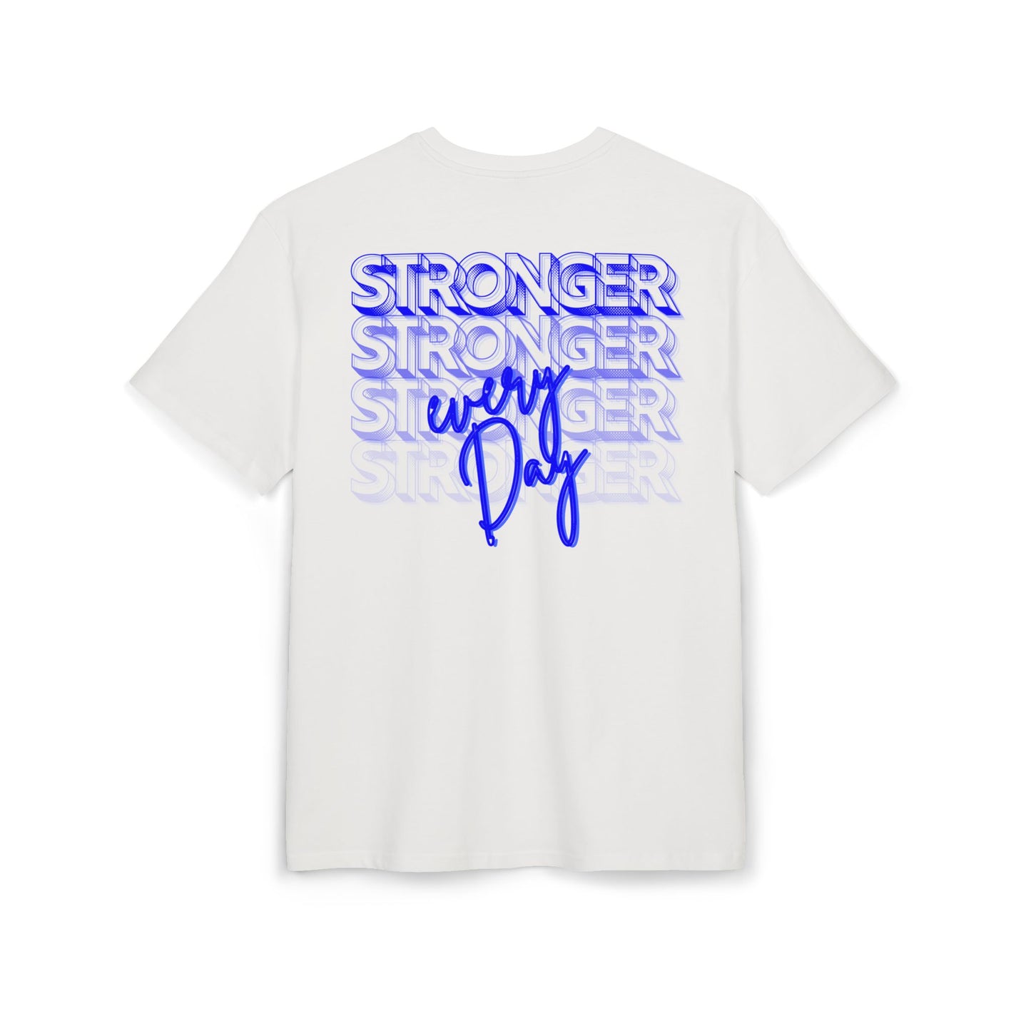 Stronger every day - blue - Oversized Fit