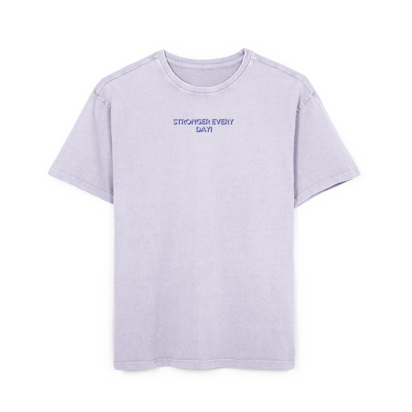 Stronger every day - blue - Washed Oversized Fit
