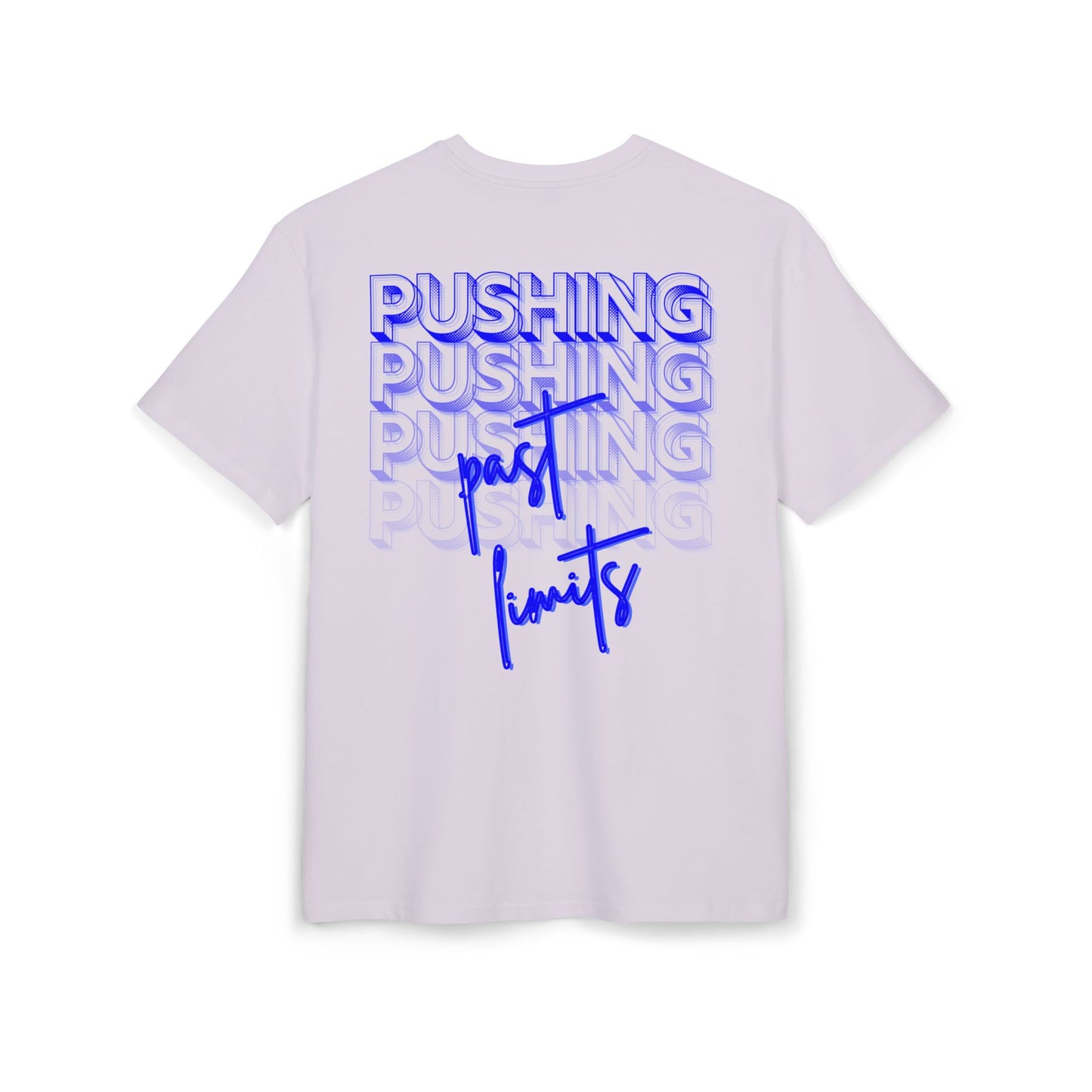 Pushing past limits - blue - Oversized Fit