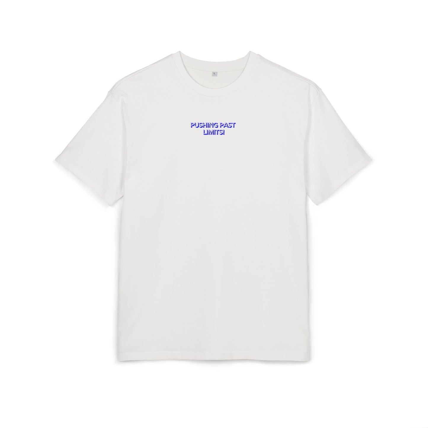 Pushing past limits - blue - Oversized Fit