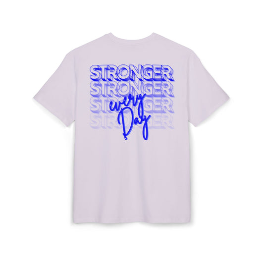 Stronger every day - blue - Oversized Fit