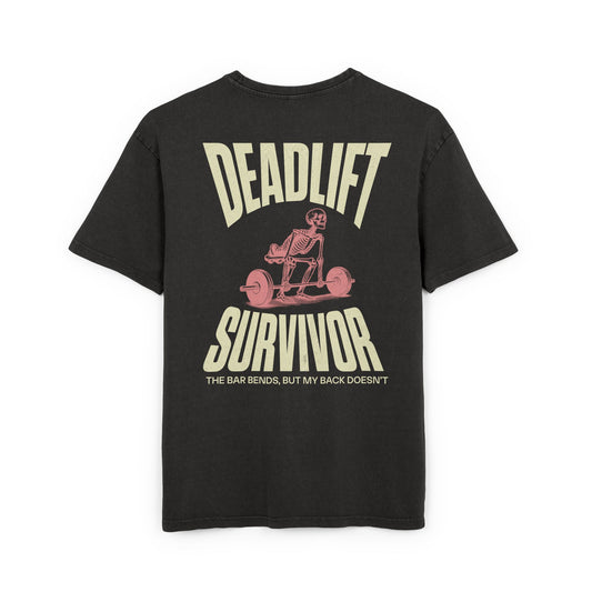 Deadlift Survivor - Washed Oversized Fit