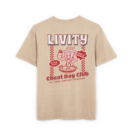 Pizza Cheat Day Club - Washed Oversized Fit