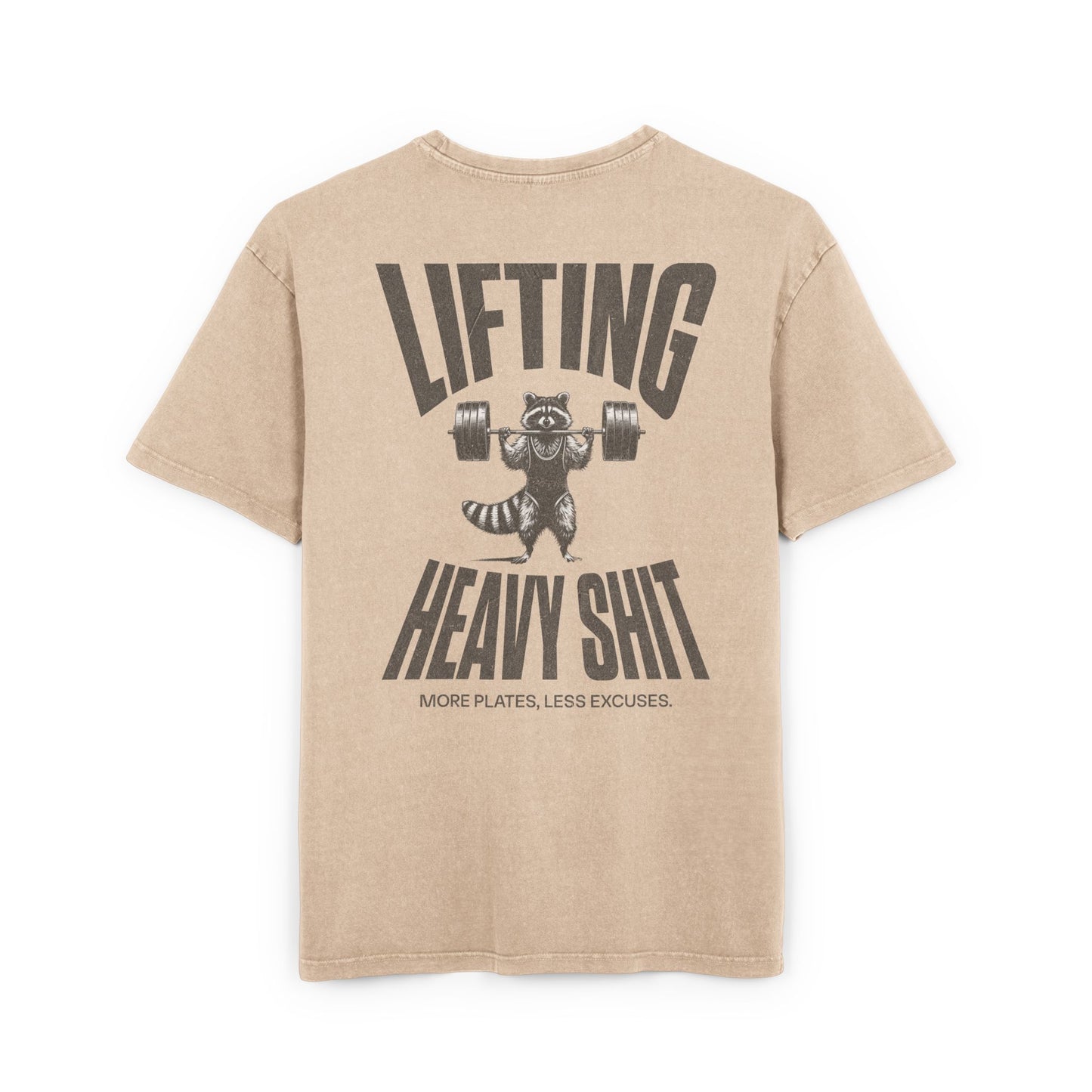 Copy of Racoon Lifting Heavy Survivor - Washed Oversized Fit