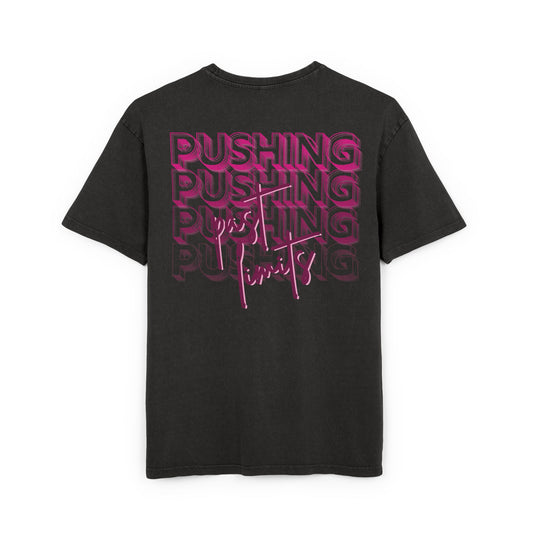 Pushing past limits - Washed Oversized Fit